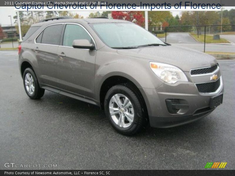 Mocha Steel Metallic / Jet Black 2011 Chevrolet Equinox LT