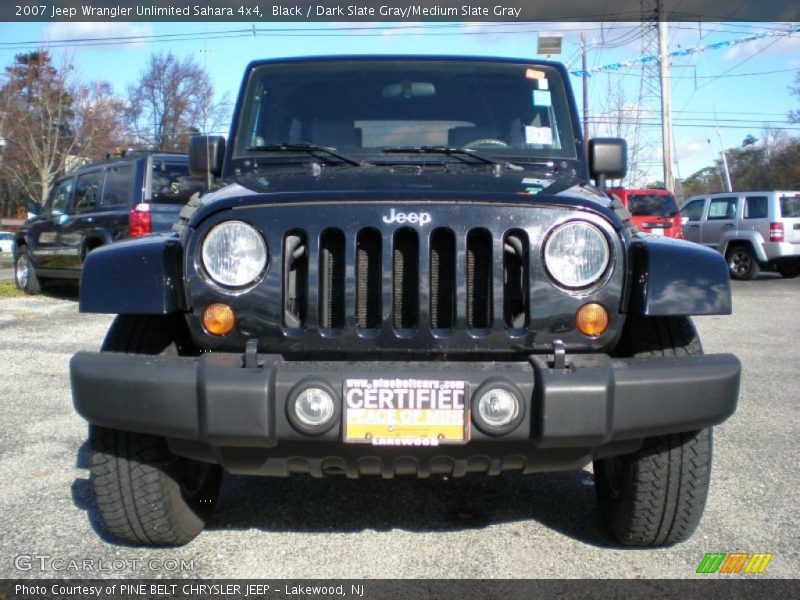 Black / Dark Slate Gray/Medium Slate Gray 2007 Jeep Wrangler Unlimited Sahara 4x4