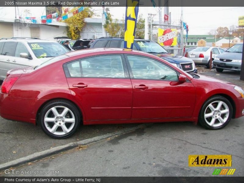 Red Opulence Metallic / Cafe Latte 2005 Nissan Maxima 3.5 SE