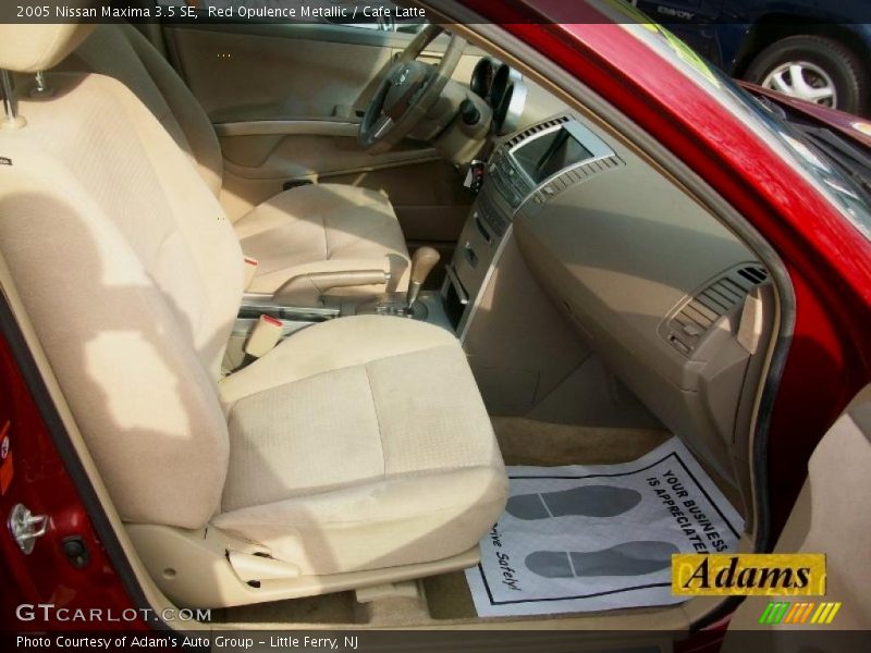 Red Opulence Metallic / Cafe Latte 2005 Nissan Maxima 3.5 SE