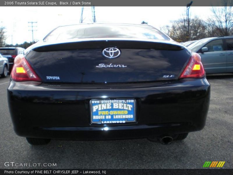 Black / Dark Stone 2006 Toyota Solara SLE Coupe