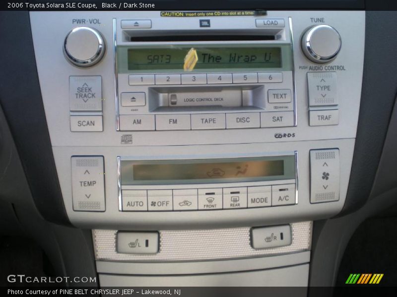 Black / Dark Stone 2006 Toyota Solara SLE Coupe
