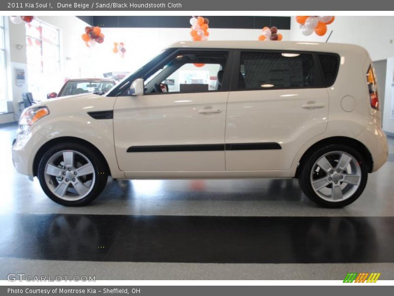 Dune Beige / Sand/Black Houndstooth Cloth 2011 Kia Soul !