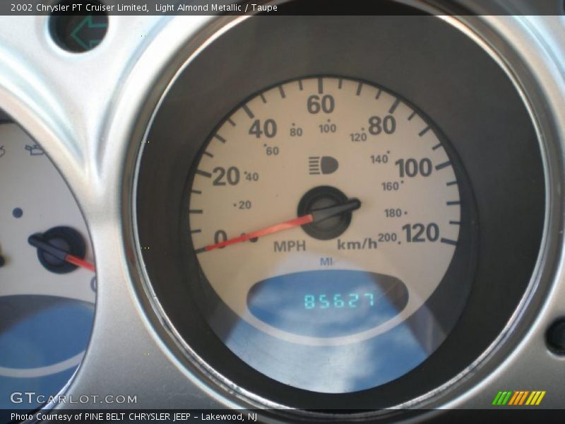 Light Almond Metallic / Taupe 2002 Chrysler PT Cruiser Limited