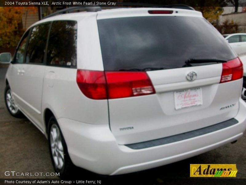 Arctic Frost White Pearl / Stone Gray 2004 Toyota Sienna XLE
