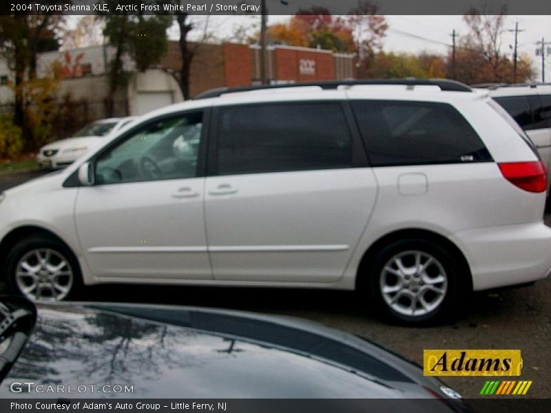 Arctic Frost White Pearl / Stone Gray 2004 Toyota Sienna XLE