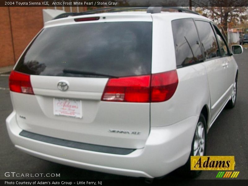 Arctic Frost White Pearl / Stone Gray 2004 Toyota Sienna XLE