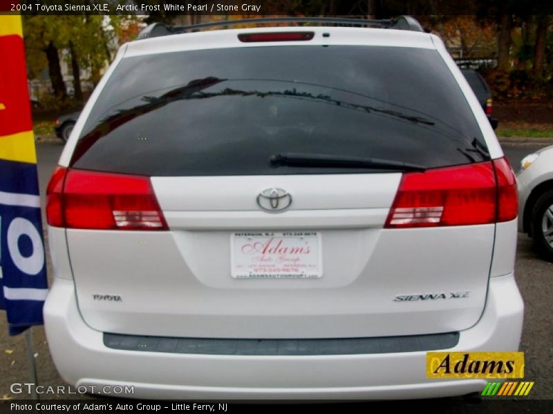 Arctic Frost White Pearl / Stone Gray 2004 Toyota Sienna XLE