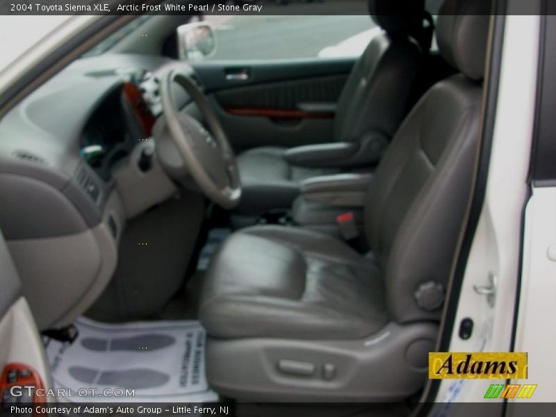 Arctic Frost White Pearl / Stone Gray 2004 Toyota Sienna XLE