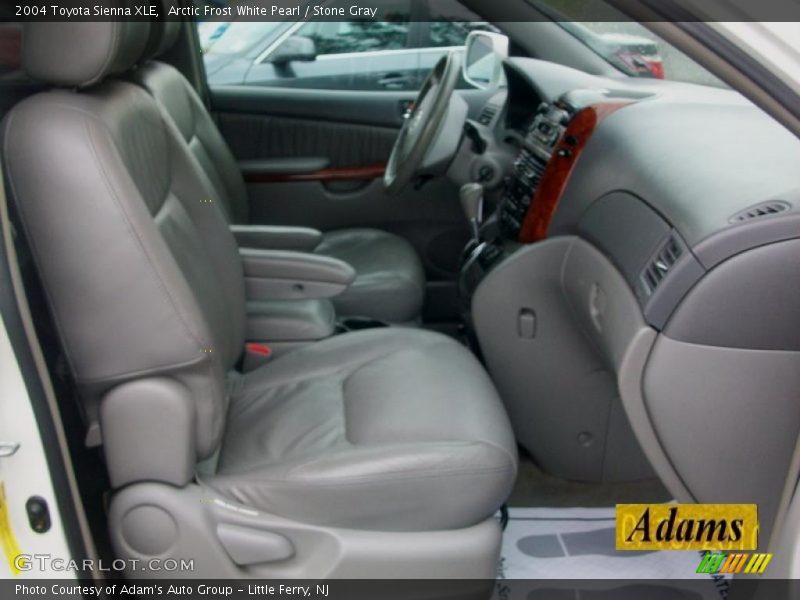 Arctic Frost White Pearl / Stone Gray 2004 Toyota Sienna XLE