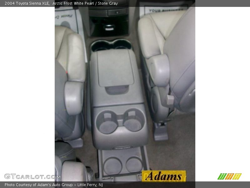 Arctic Frost White Pearl / Stone Gray 2004 Toyota Sienna XLE