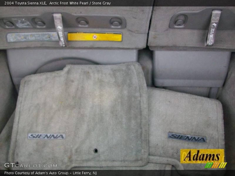 Arctic Frost White Pearl / Stone Gray 2004 Toyota Sienna XLE