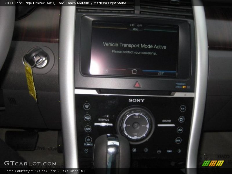 Controls of 2011 Edge Limited AWD