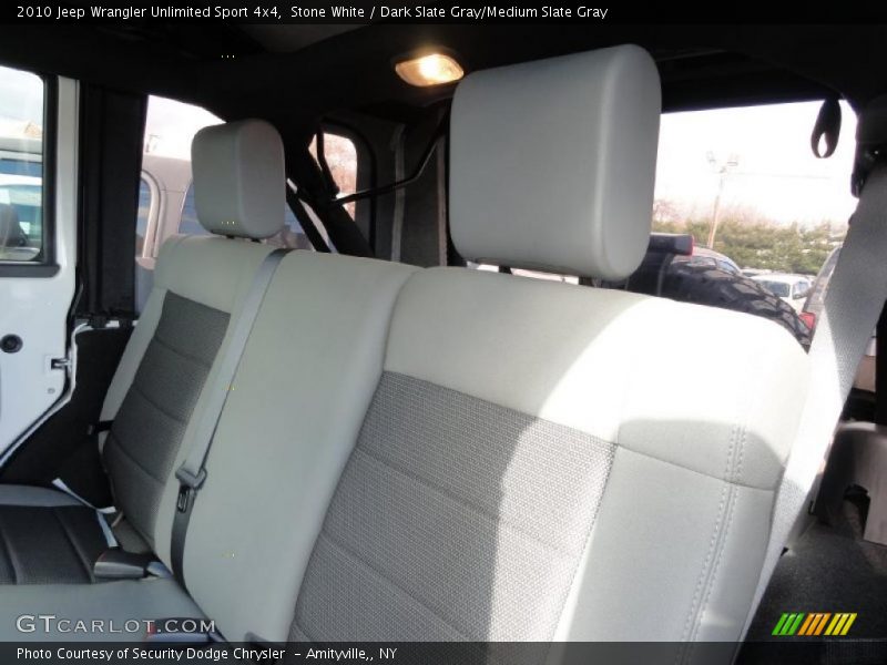 Stone White / Dark Slate Gray/Medium Slate Gray 2010 Jeep Wrangler Unlimited Sport 4x4