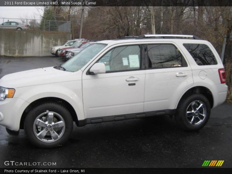 White Suede / Camel 2011 Ford Escape Limited 4WD