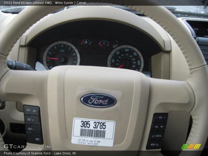 White Suede / Camel 2011 Ford Escape Limited 4WD