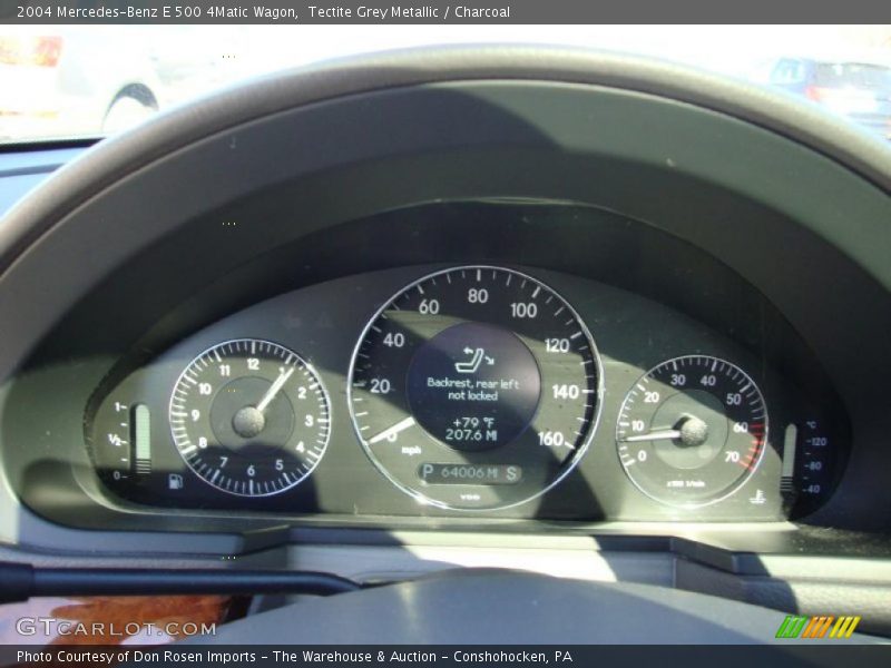  2004 E 500 4Matic Wagon 500 4Matic Wagon Gauges