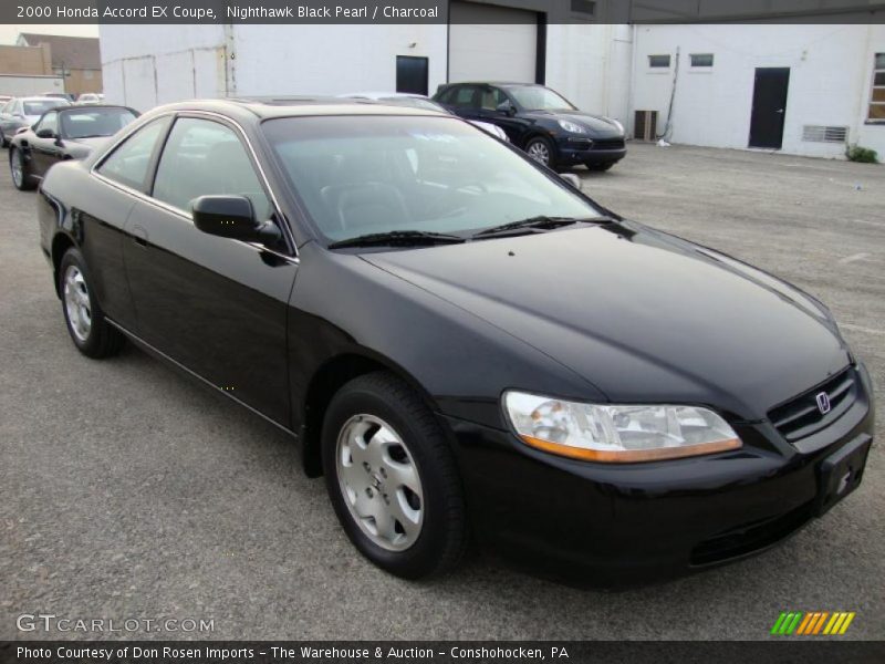 Nighthawk Black Pearl / Charcoal 2000 Honda Accord EX Coupe