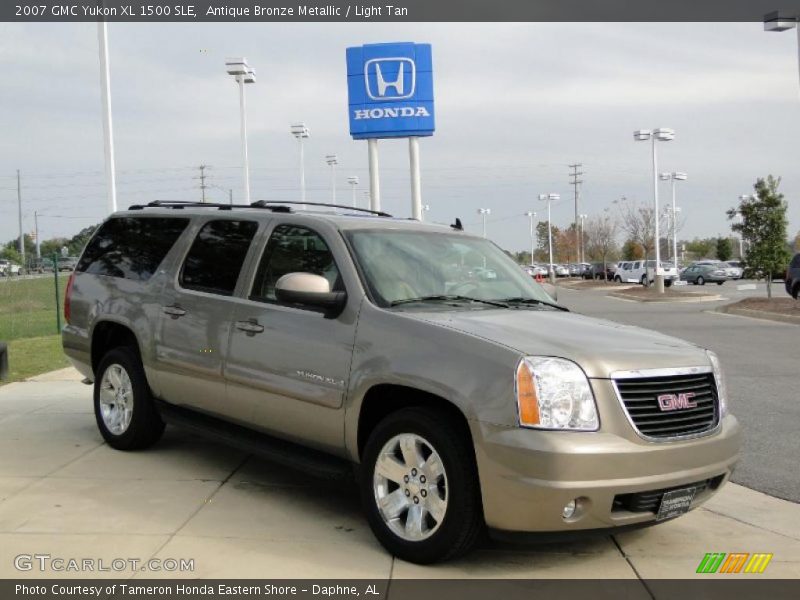 Antique Bronze Metallic / Light Tan 2007 GMC Yukon XL 1500 SLE