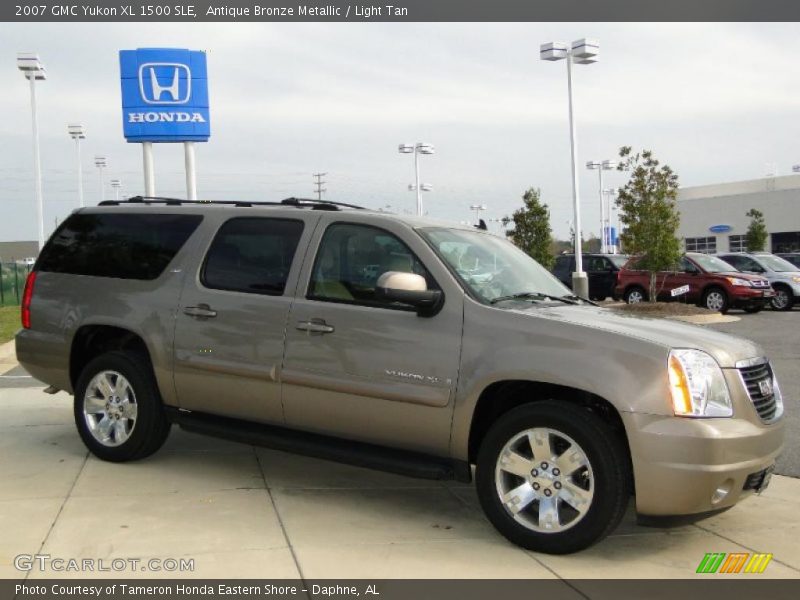 Antique Bronze Metallic / Light Tan 2007 GMC Yukon XL 1500 SLE