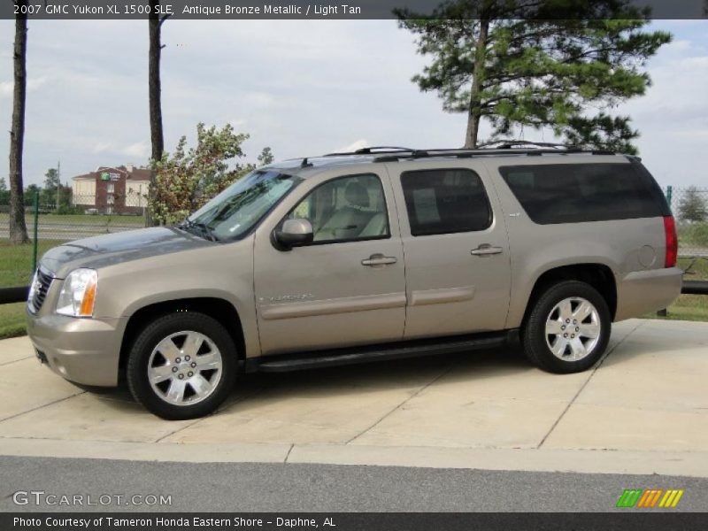Antique Bronze Metallic / Light Tan 2007 GMC Yukon XL 1500 SLE