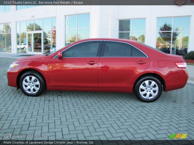 Barcelona Red Metallic / Bisque 2010 Toyota Camry LE