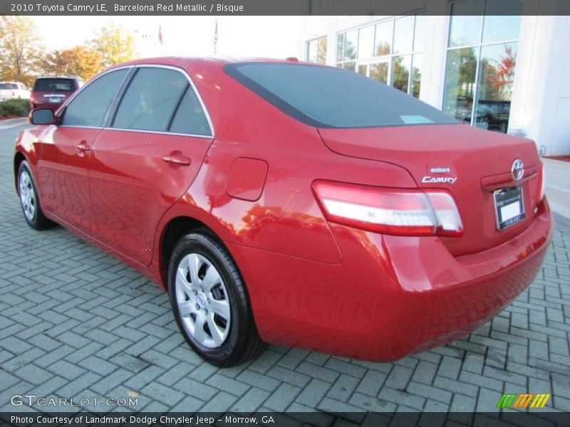 Barcelona Red Metallic / Bisque 2010 Toyota Camry LE
