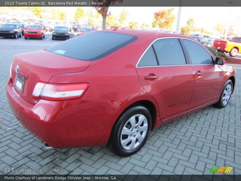 Barcelona Red Metallic / Bisque 2010 Toyota Camry LE