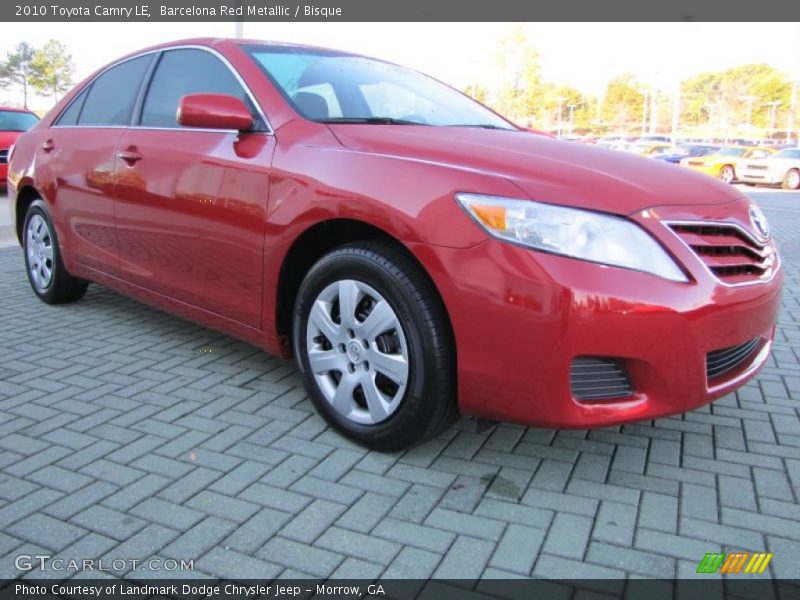 Barcelona Red Metallic / Bisque 2010 Toyota Camry LE