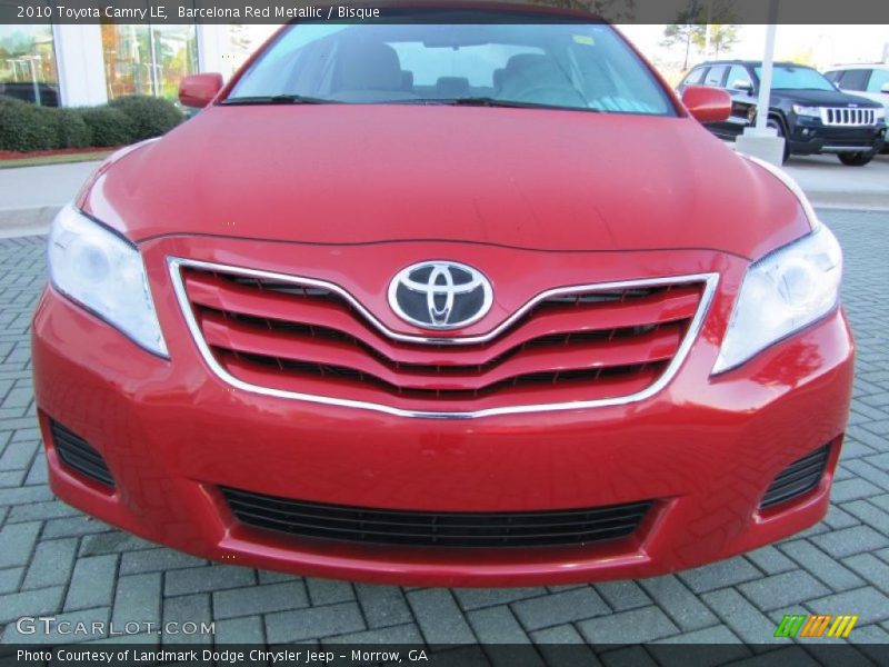 Barcelona Red Metallic / Bisque 2010 Toyota Camry LE