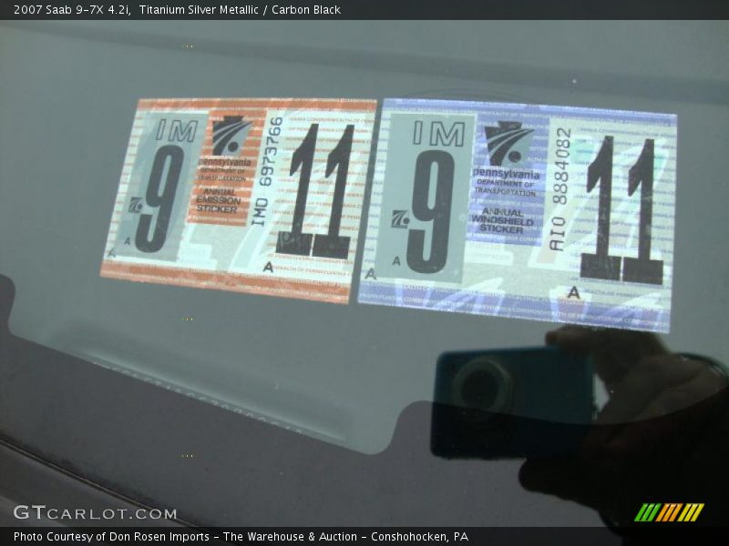 Titanium Silver Metallic / Carbon Black 2007 Saab 9-7X 4.2i
