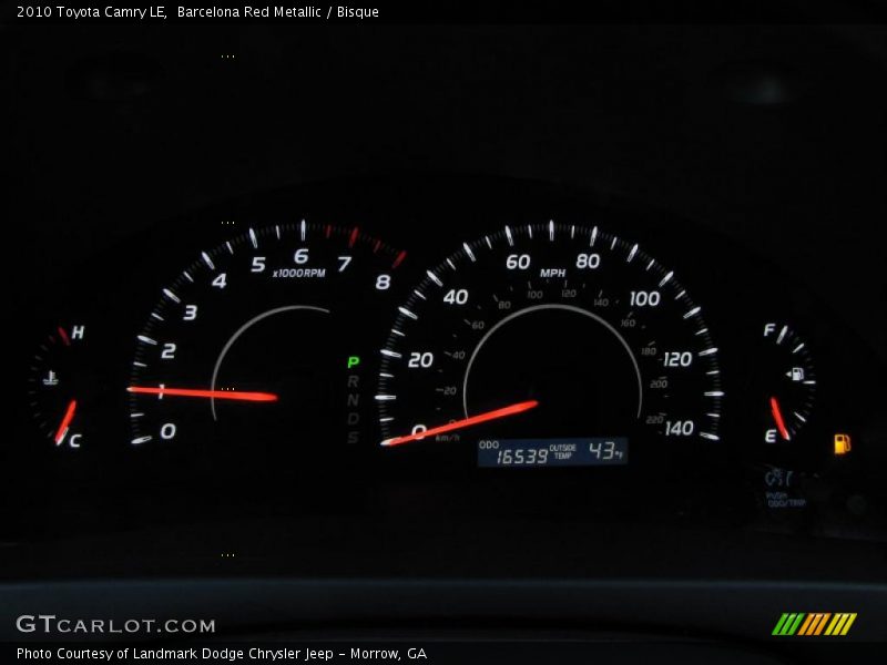 Barcelona Red Metallic / Bisque 2010 Toyota Camry LE