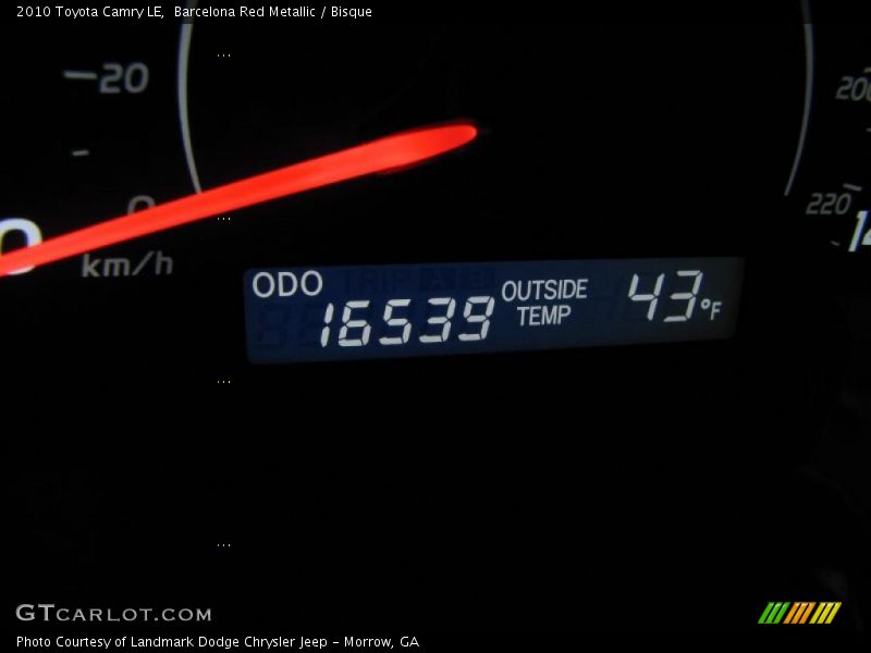 Barcelona Red Metallic / Bisque 2010 Toyota Camry LE