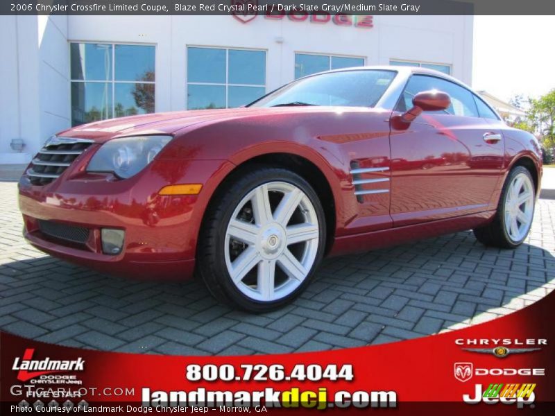 Blaze Red Crystal Pearl / Dark Slate Gray/Medium Slate Gray 2006 Chrysler Crossfire Limited Coupe