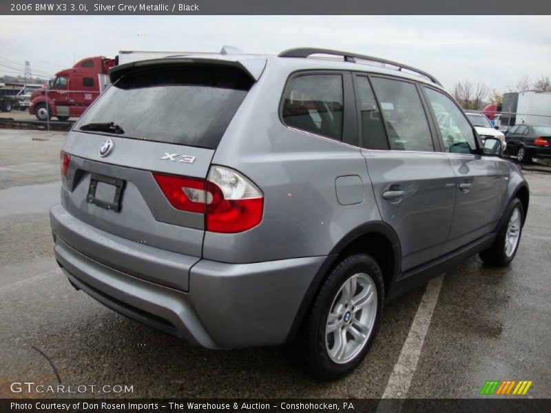 Silver Grey Metallic / Black 2006 BMW X3 3.0i