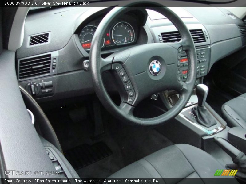 Silver Grey Metallic / Black 2006 BMW X3 3.0i