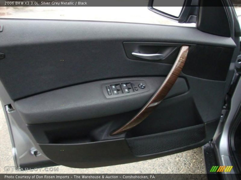 Silver Grey Metallic / Black 2006 BMW X3 3.0i