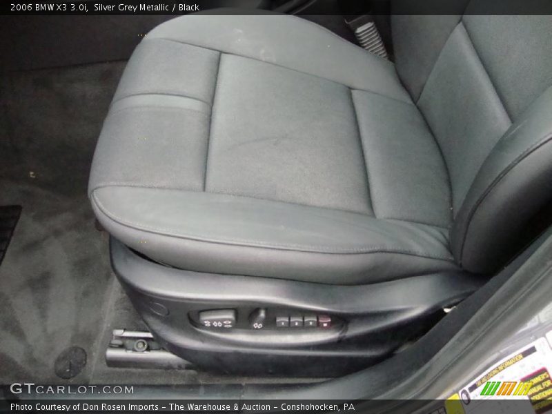 Silver Grey Metallic / Black 2006 BMW X3 3.0i