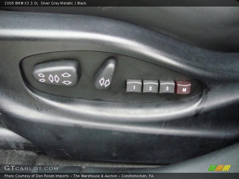 Silver Grey Metallic / Black 2006 BMW X3 3.0i
