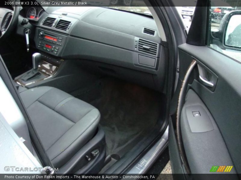 Silver Grey Metallic / Black 2006 BMW X3 3.0i