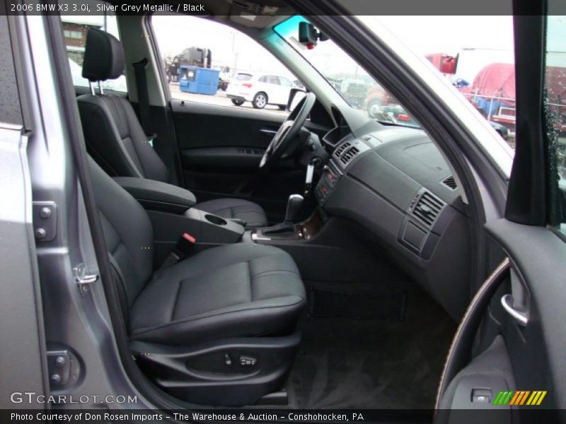 Silver Grey Metallic / Black 2006 BMW X3 3.0i