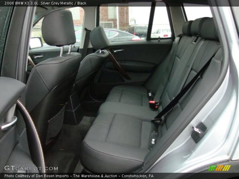 Silver Grey Metallic / Black 2006 BMW X3 3.0i