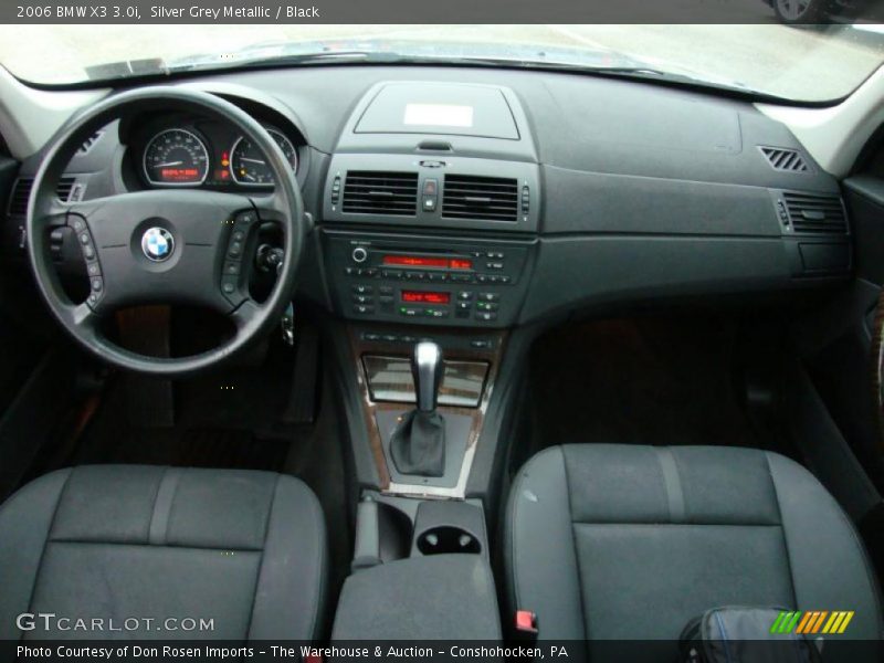 Silver Grey Metallic / Black 2006 BMW X3 3.0i
