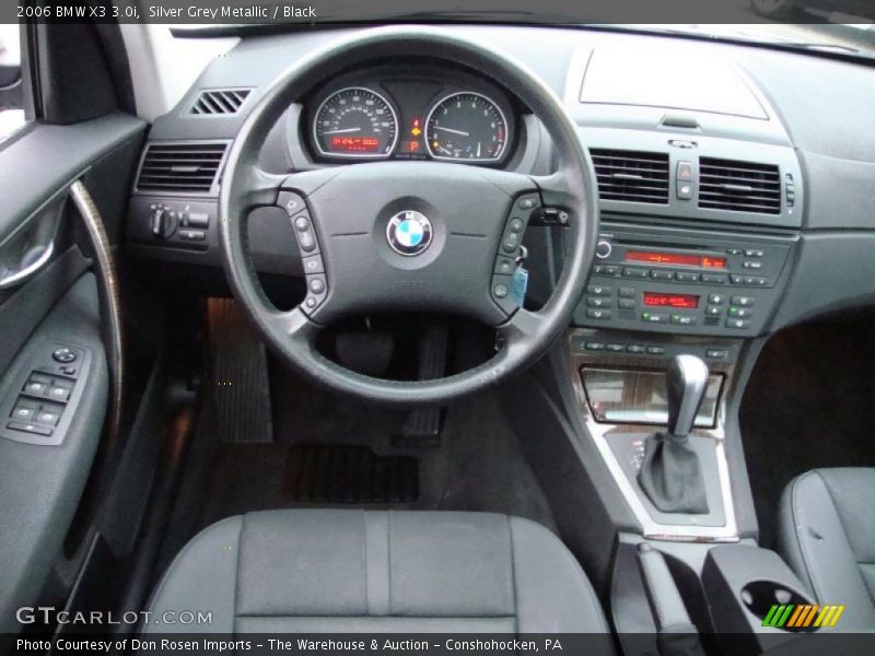 Silver Grey Metallic / Black 2006 BMW X3 3.0i