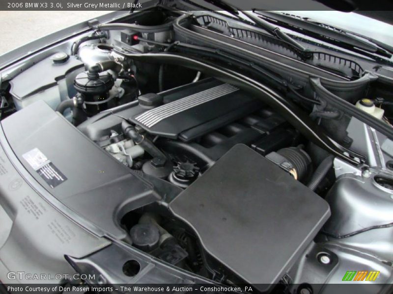 Silver Grey Metallic / Black 2006 BMW X3 3.0i