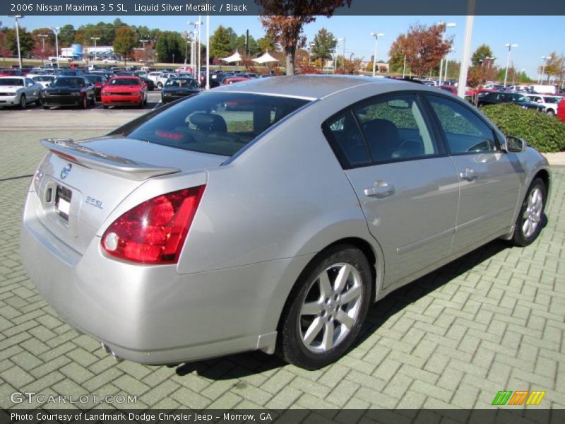 Liquid Silver Metallic / Black 2006 Nissan Maxima 3.5 SL