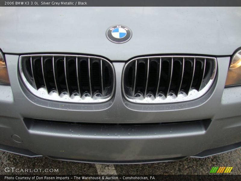 Silver Grey Metallic / Black 2006 BMW X3 3.0i