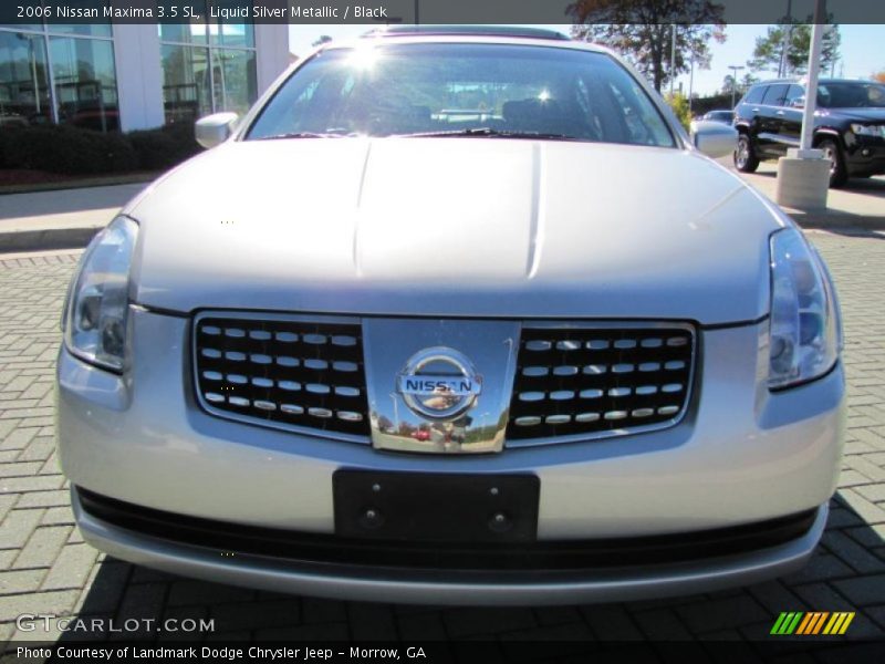 Liquid Silver Metallic / Black 2006 Nissan Maxima 3.5 SL