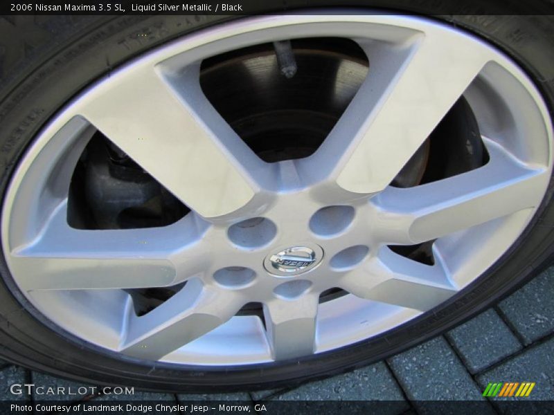 Liquid Silver Metallic / Black 2006 Nissan Maxima 3.5 SL