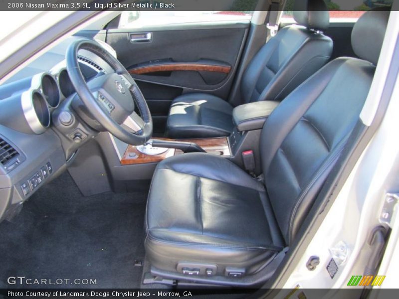 Liquid Silver Metallic / Black 2006 Nissan Maxima 3.5 SL